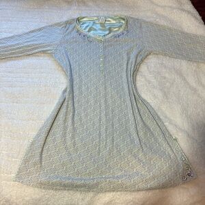 Aria Pastel Mini Dress with Cream Accents